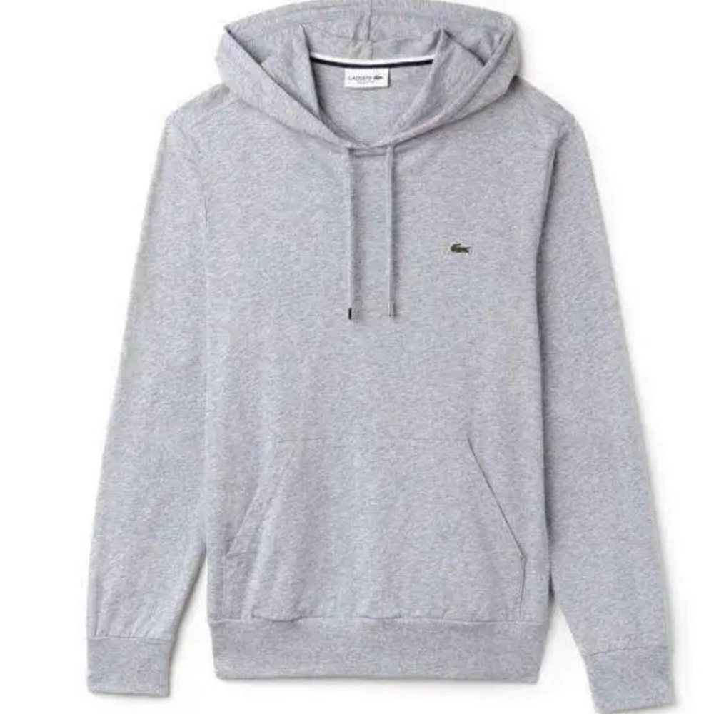 Men's Lacoste Hoodie Jersey Long Sleeve Size Very Nice!!